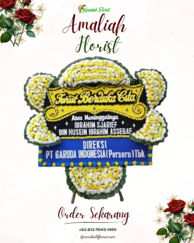 Papan Bunga Duka di Ranuyoso