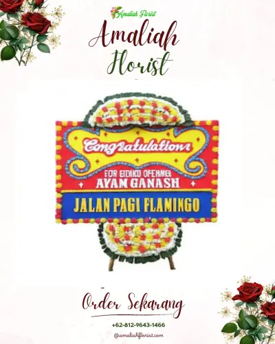 Bunga Papan Congratulation di Ranuyoso